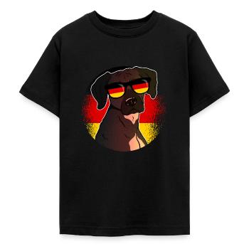 Deutschland - Teenager T-Shirt - Schwarz - Vorne - AI Model Teenager Male light (155cm)