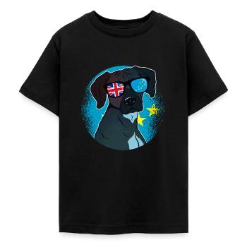 Tuvalu - T-shirt Ado - noir - Devant - AI Model Teenager Male light (155cm)