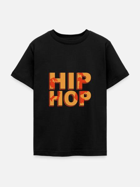 Hip Hop - Teenager T-Shirt - Schwarz