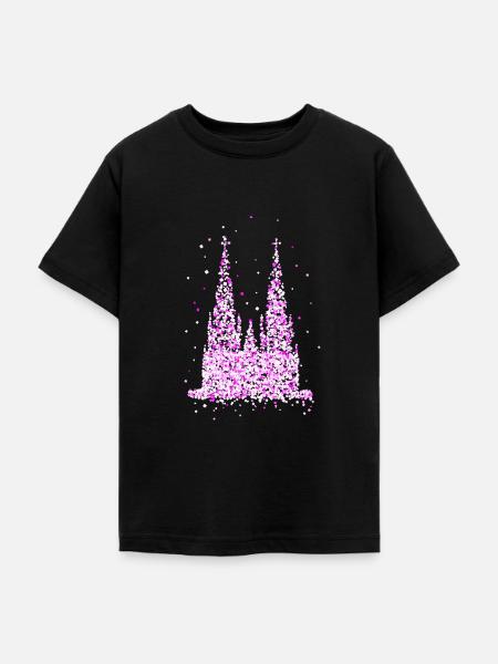 Kölner Dom - Teenager T-Shirt - Schwarz