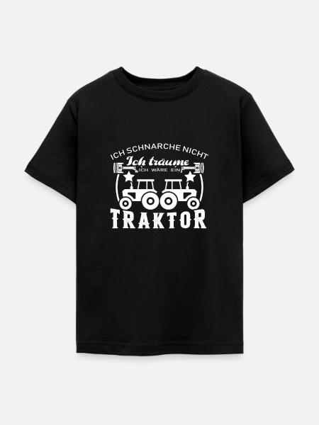 Ich schnarche nicht - Teenager T-Shirt - Schwarz