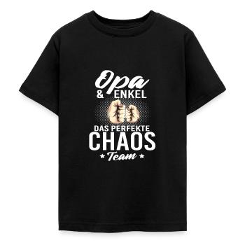 Opa Enkel werdender Opa 2022 - Teenager T-Shirt - Schwarz - Vorne - AI Model Teenager Male light (155cm)