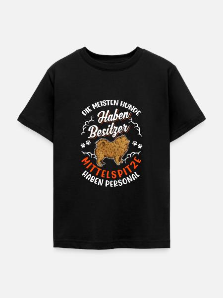 Mittelspitz Personal - Teenager T-Shirt - Schwarz