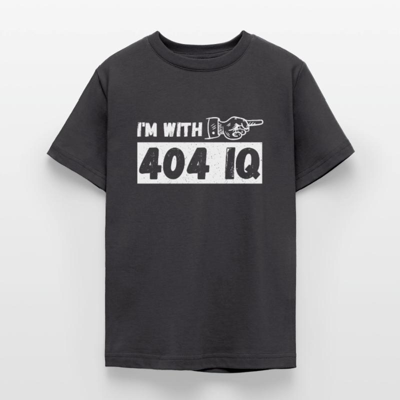 I'm with Stupid 404 Error Programmer Coding Teenager T-Shirt