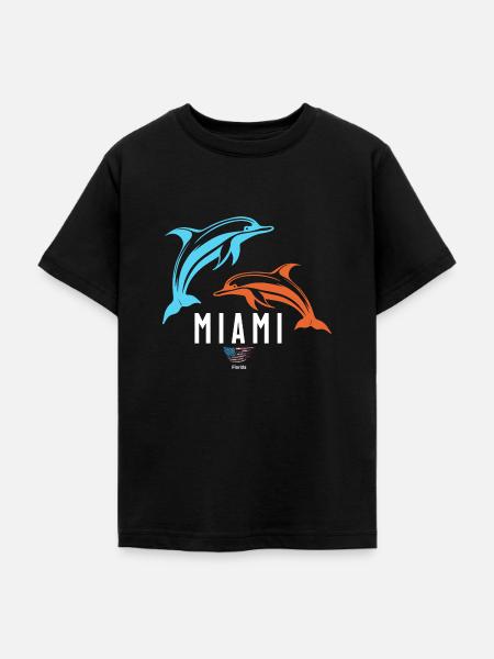 Miami - Teenager T-Shirt - Schwarz