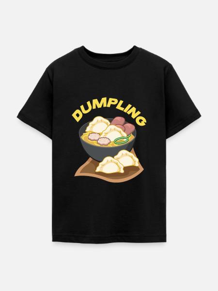 Dumpling Suppe - Teenager T-Shirt - Schwarz