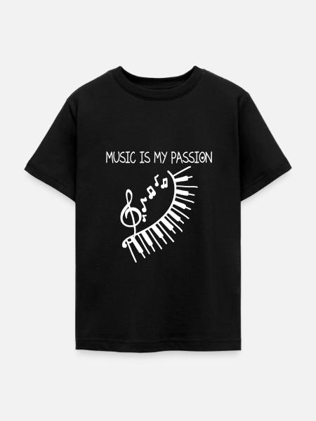 Musik Shirt - Teenager T-Shirt - Schwarz