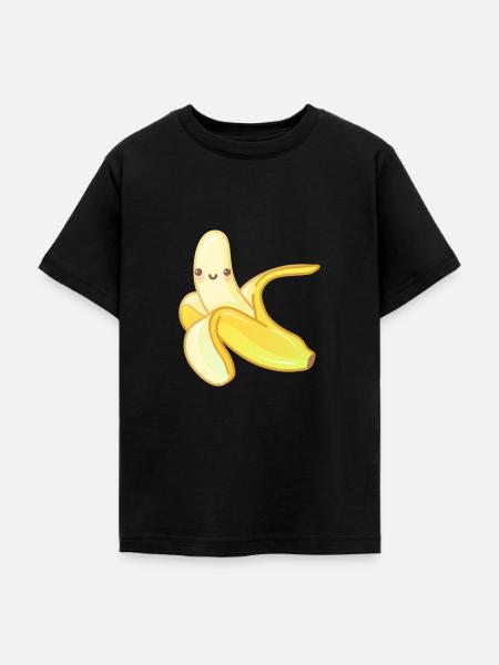 Banane - Teenager T-Shirt - Schwarz
