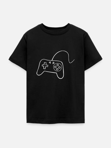 Controller für Computerspiel - Lanparty - Teenager T-Shirt - Schwarz