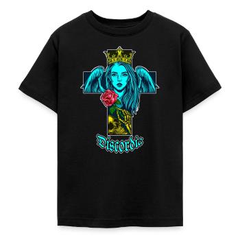 Discordia - Teenager T-Shirt - Schwarz - Vorne - AI Model Teenager Male light (155cm)