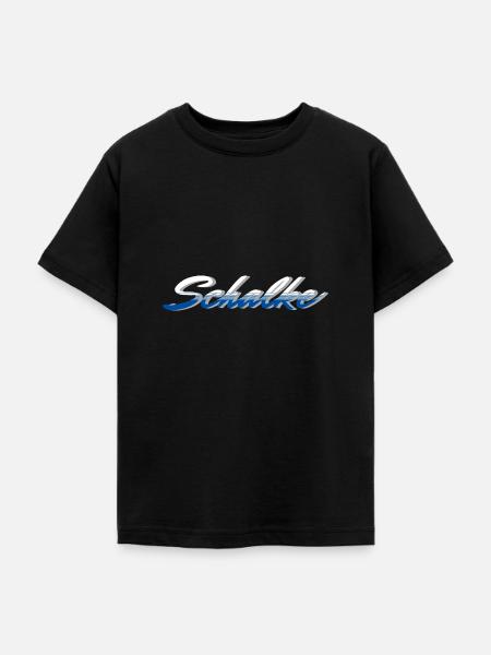 Schalke - Teenager T-Shirt - Schwarz