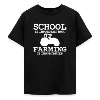 Landwirtschaft - Teenager T-Shirt - Schwarz - Vorne - AI Model Teenager Male light (155cm)