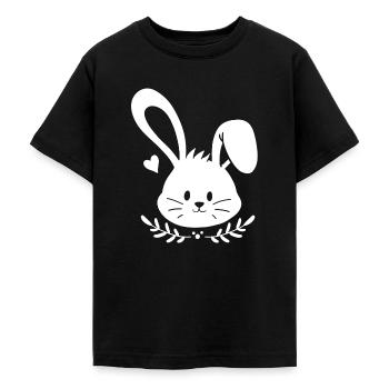 Hase Ostern - Teenager T-Shirt - Schwarz - Vorne - AI Model Teenager Male light (155cm)