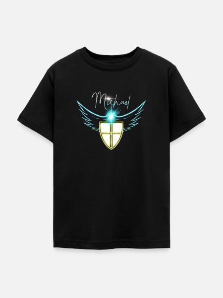 archangel michael prayer - Teenager T-Shirt - Schwarz