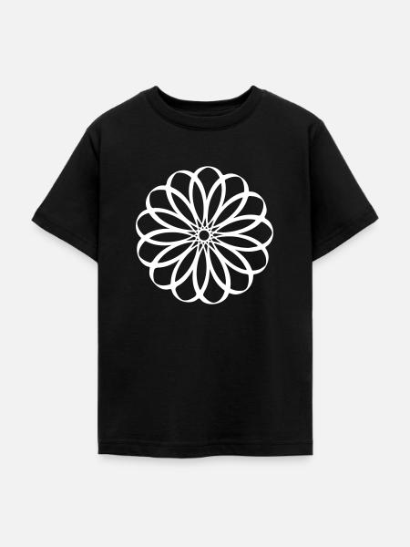 Geometrische Kunst - Teenager T-Shirt - Schwarz