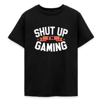 Gamer - Teenager-T-shirt - sort - Foran - AI Model Teenager Male light (155cm)