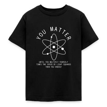 SCIENCE - Teenage T-Shirt - black - Front - AI Model Teenager Male light (155cm)