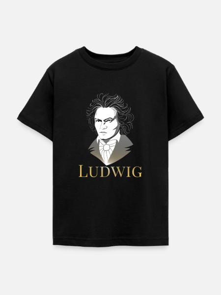 Ludwig van Beethoven - Teenager T-Shirt - Schwarz