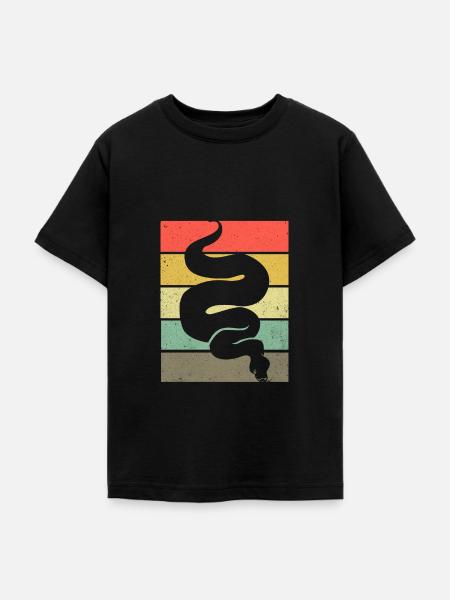 Python - Teenager T-Shirt - Schwarz