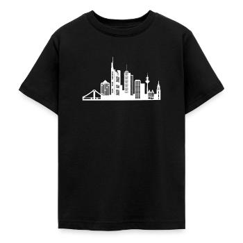 Frankfurt Hessen Deutschland Frankfurter - Teenager T-Shirt - Schwarz - Vorne - AI Model Teenager Male light (155cm)