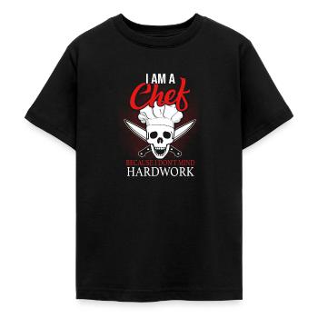 cook - Teenage T-Shirt - black - Front - AI Model Teenager Male light (155cm)