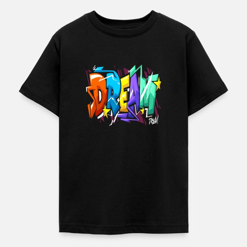 Graffiti Dream - T-shirt Ado - noir
