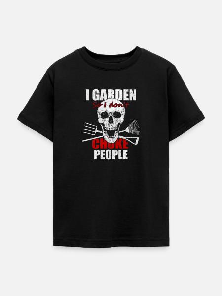 Gärtner Gärtnerei Gartenarbeit gärtnern - Teenager T-Shirt - Schwarz