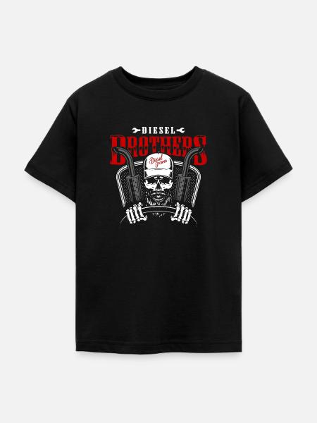 LKW Lastwagen Trucker - Teenager T-Shirt - Schwarz