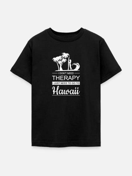 Hawaii - Teenager T-Shirt - Schwarz