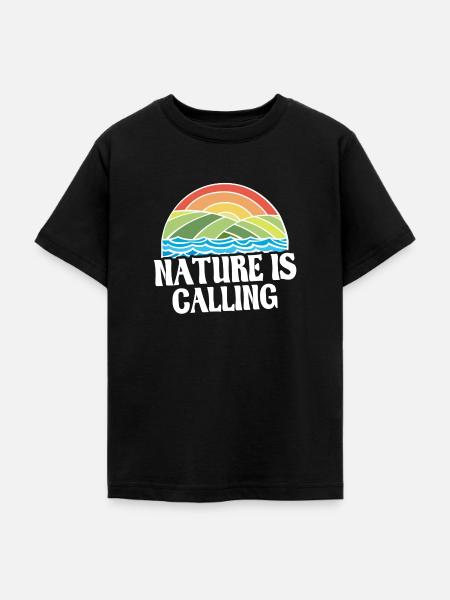 Naturliebhaber - Teenager T-Shirt - Schwarz