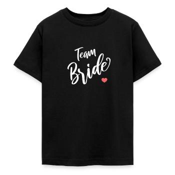 Team Bride - Teenager T-Shirt - Schwarz - Vorne - AI Model Teenager Male light (155cm)