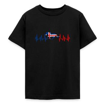 Islandpferd - Teenager T-Shirt - Schwarz - Vorne - AI Model Teenager Male light (155cm)