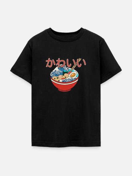 Ramen - Teenager T-Shirt - Schwarz