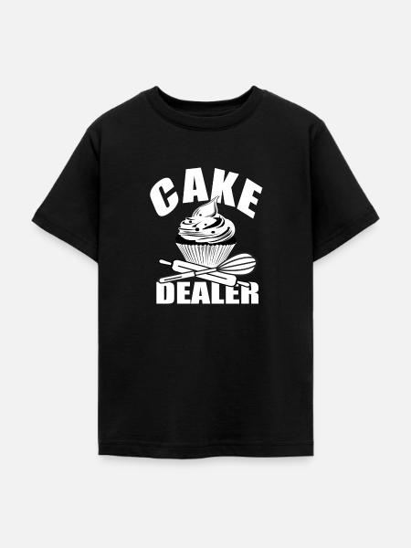Bäcker Backen - Teenager T-Shirt - Schwarz