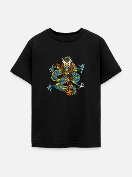 Asien - Teenager T-Shirt - Schwarz