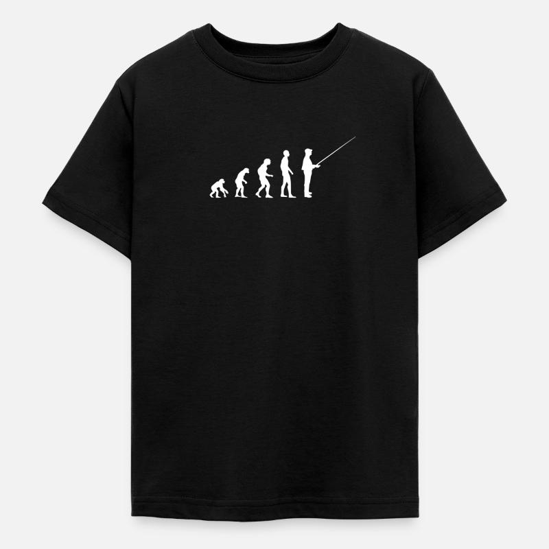 Crochet de pêche pêcheur pêche évolution pêche - T-shirt Ado - noir