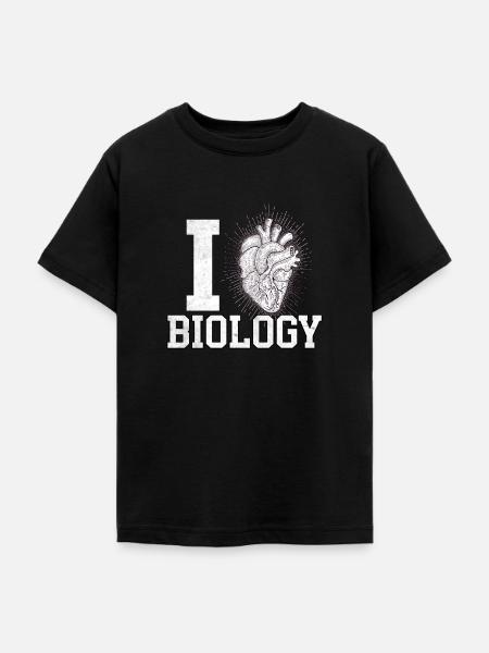 Biologe Lehrer - Teenager T-Shirt - Schwarz