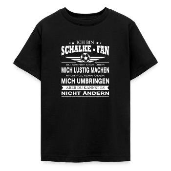 Schalke Design für wahre Fans! - Teenager T-Shirt - Schwarz - Vorne - AI Model Teenager Male light (155cm)