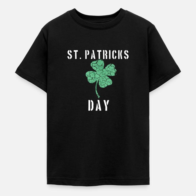 Saint Patrick - T-shirt Ado - noir