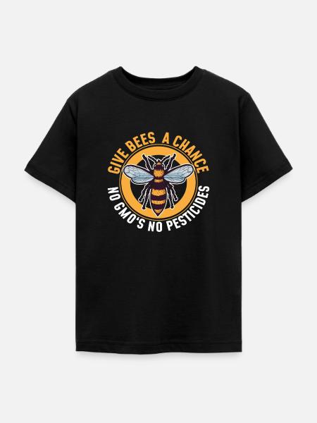 Honigbiene - Teenager T-Shirt - Schwarz