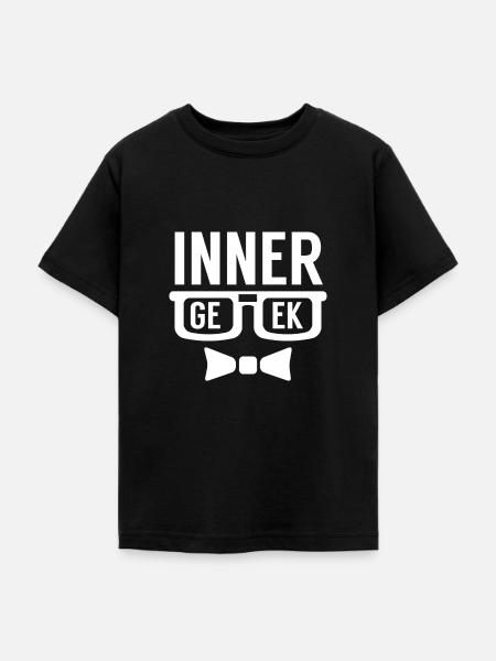 Inner Geek Programmierer Nerd Computer - Teenager T-Shirt - Schwarz