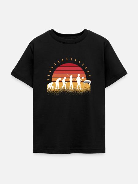Pizza Bäcker - Teenager T-Shirt - Schwarz