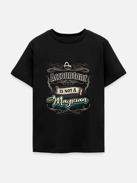 Buchhalter - Teenager T-Shirt - Schwarz