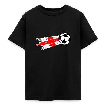 Calcio inglese - Maglietta per ragazzi - nero - Fronte - AI Model Teenager Male light (155cm)