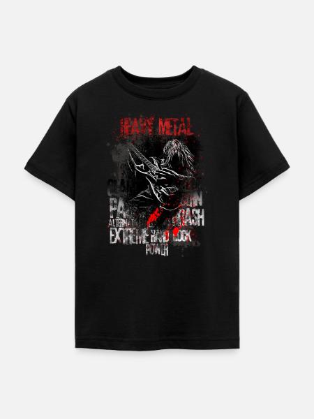 Heavy Metal - Teenager T-Shirt - Schwarz