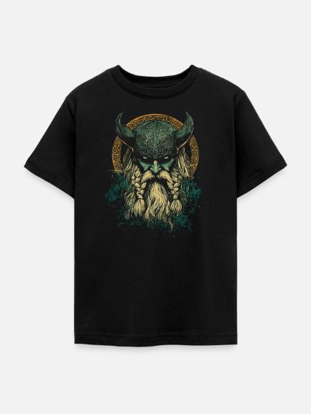 Odin Wikinger - Teenager T-Shirt - Schwarz