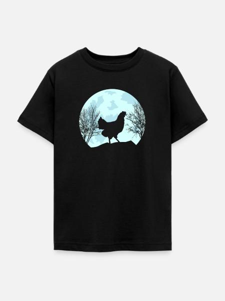 Huhn Hühner - Teenager T-Shirt - Schwarz