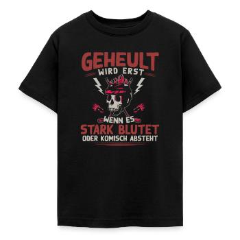 Eishockey Spieler, Eishockey - Teenager T-Shirt - Schwarz - Vorne - AI Model Teenager Male light (155cm)