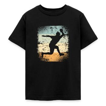 Tischtennis - Teenager T-Shirt - Schwarz - Vorne - AI Model Teenager Male light (155cm)