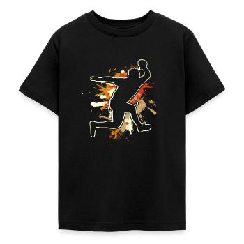 Tischtennis - Teenager T-Shirt - Schwarz - Vorne - AI Model Teenager Male light (155cm)